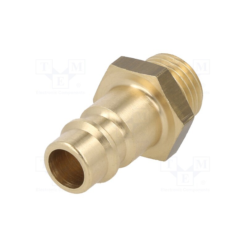 10 pcs : K26 GZ14 - Connector, connector pipe, 0÷35bar, brass, NW 7,2, -20÷100°C