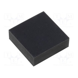 50 pcs : FIX-SF-101035 - Self-adhesive foot, black, rubber, Y: 10mm, X: 10mm, Z: 3.5mm