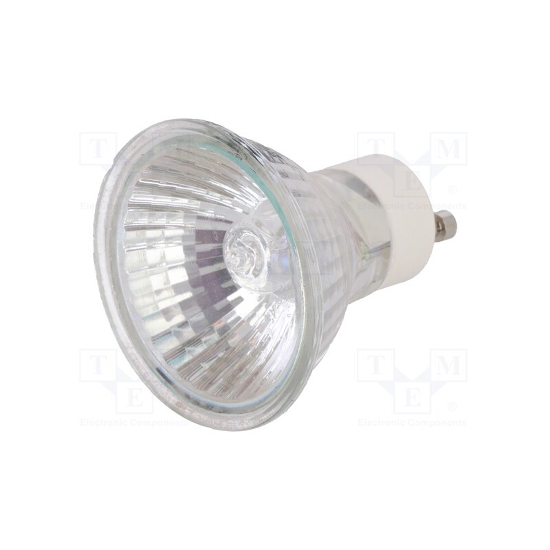 10 pcs : JDR20W38 GU10 - Filament lamp: halogen, 230VAC, 20W, GU10, JDR, 160lm, 38°