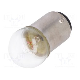 10 pcs : - Filament lamp: bayonet, BA15D, 28VDC, 5W