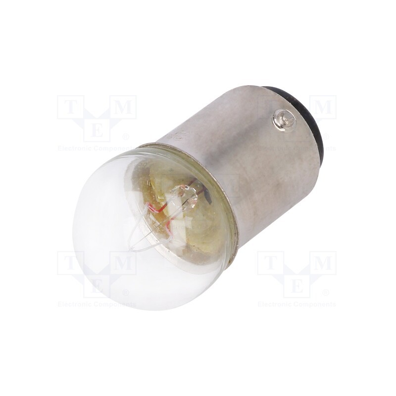 10 pcs : - Filament lamp: bayonet, BA15D, 28VDC, 5W