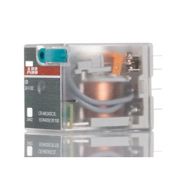 1 pcs - ABB CR-M Series Interface Relay, DIN Rail Mount, 24V dc Coil, 3CO (SPDT), 10A Load