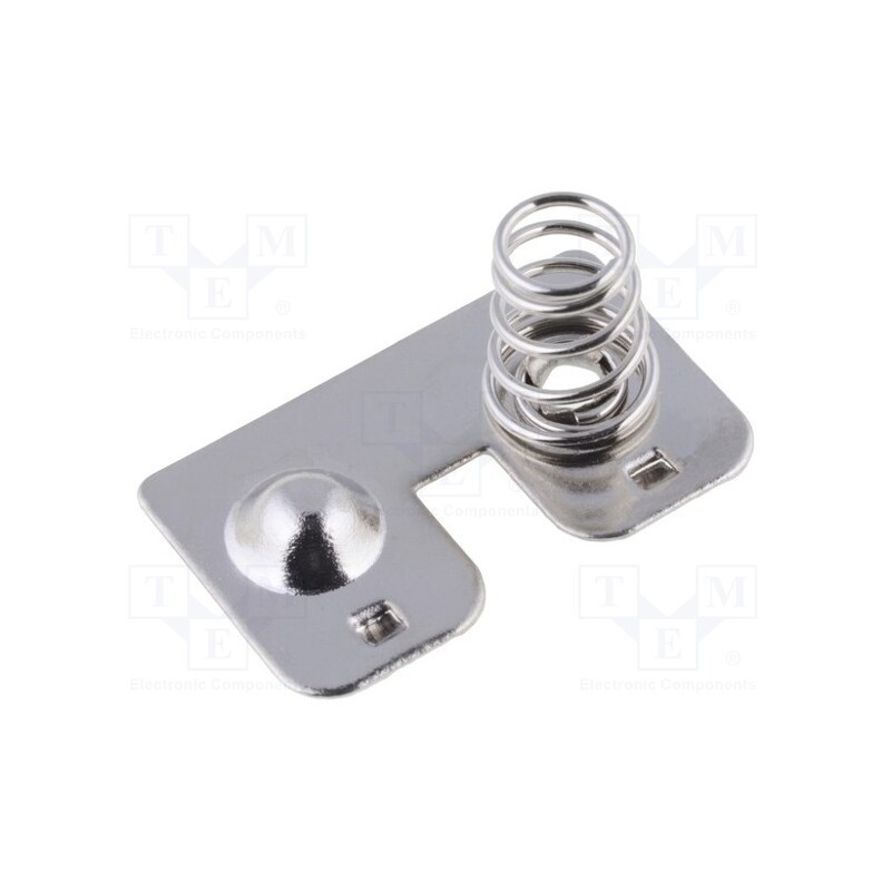 50 pcs : 403C ANODE-CATHODE - Contact, AAA,R03, Batt.no: 2, soldered, Contacts: steel