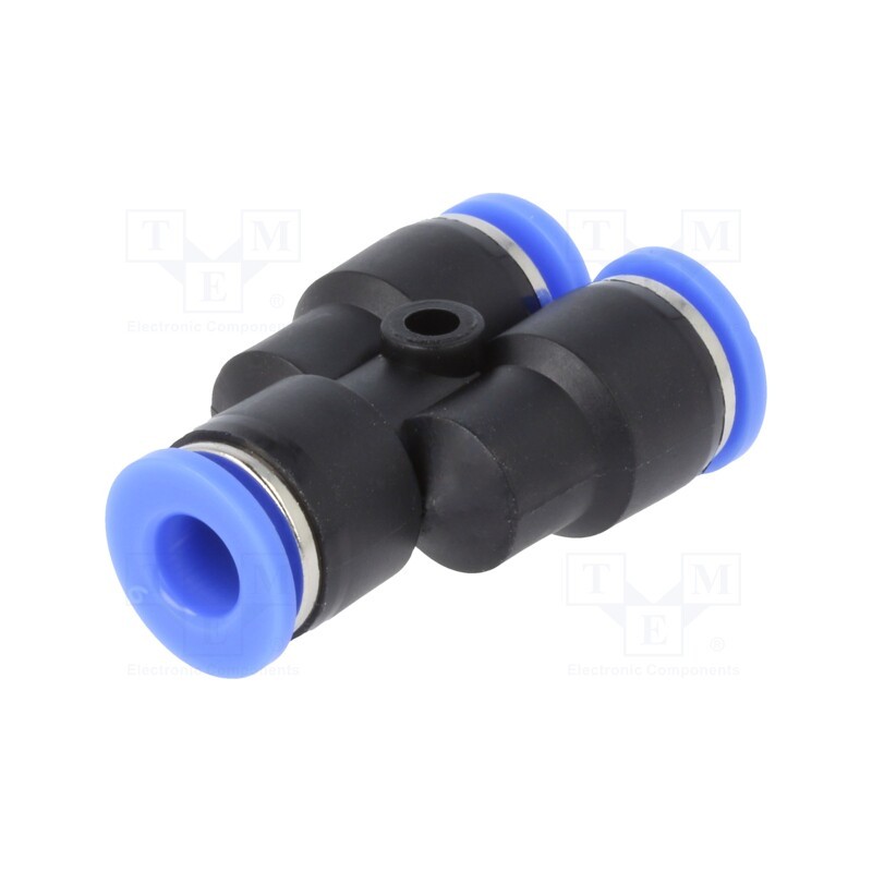 10 pcs : 140.006 - Push-in fitting, Y-Yap spliYYer, -0.95÷15bar, PBT, BLUELINE