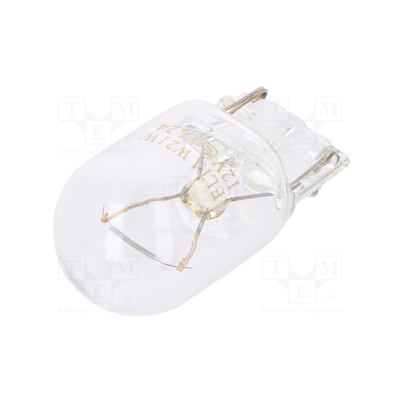 10 pcs : EB0582TB - Filament lamp: automotive, W3x16d, transparent, 12V, 21W