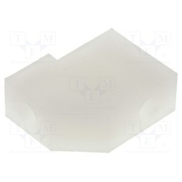 50 pcs : PMB-1 - Mounting coupler, polyamide, natural, UL94V-2, -40÷85°C