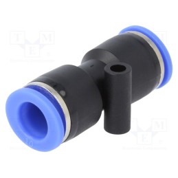 10 pcs : 135.01 - Push-in fitting, straight,inline splice, -0.95÷15bar, PBT
