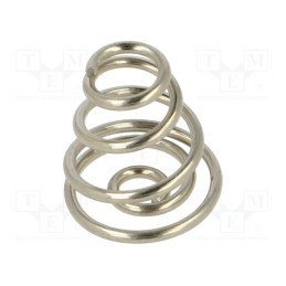 50 pcs : 211-C - Spring contact, C,R14, Batt.no: 1, screw