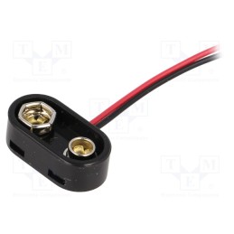 10 pcs : 81-8 - 6F22 connector, 6F22,6LR61, Type: transversal (high profile)