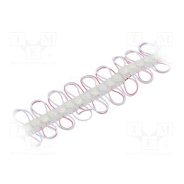 50 pcs : M010001BB1LZ (WHITE) - LED, white, 16.902W, 6000-6500K, 1454.342lm, IP67, 12VDC, 160°, 2835