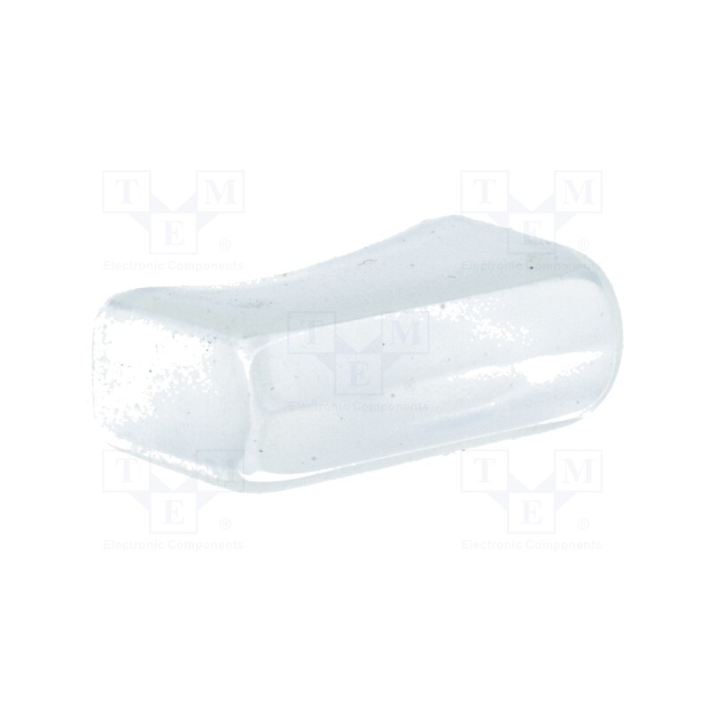 20 pcs : - - Cover, cylindrical fuses, 5x20mm, Mat: PVC, natural / azure