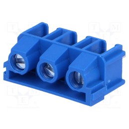 10 pcs : 360-031-12 - PCB terminal block, angled 90°, 7.5mm, ways: 3, on PCBs, 2.5mm2