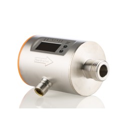 1 pcs - ifm electronic Flow Controller, 0.1 - 25 L/min, PNP Output, 19 - 30 V dc, 1/2 in Pipe