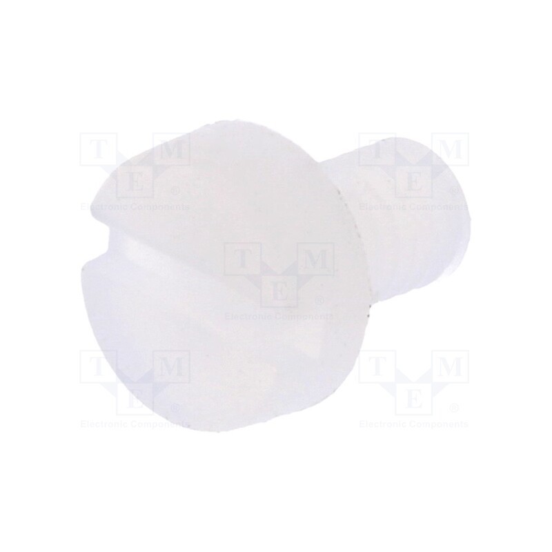 50 pcs : 8G201M3X05 - Screw, M3x5, 0.5, Head: cheese head, slotted, 0,9mm, polyamide
