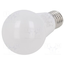 10 pcs : SKU 21228 - LED lamp, warm white, E27, 220/240VAC, 806lm, P: 8.5W, 200°, 3000K