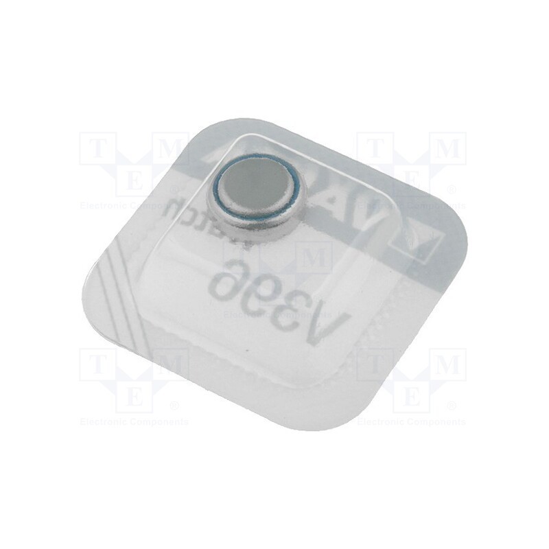 10 set : - Battery: silver, 1.55V, coin,SR59, 27mAh, Ø7.9x2.6mm, 1pcs.