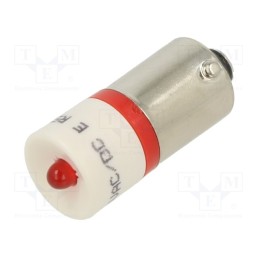 10 pcs : 18600350 - Indicator: LED, BA9S,T10, red, plastic, 24VAC, 24VDC, -20÷60°C