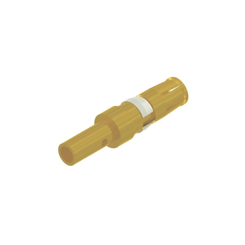 2 pcs - CONEC size 2.6mm Female Crimp D-Sub Connector Power Contact, Gold over Nickel Power, 14 - 12 AWG