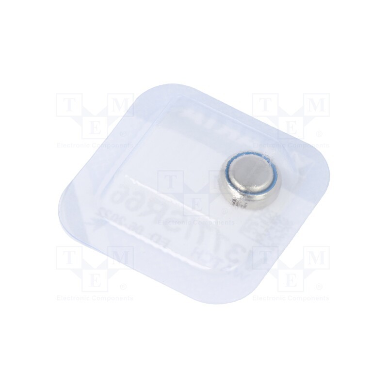 10 pcs : 20377 - Battery: silver, 1.55V, coin,SR66, 24mAh, non-rechargeable, 1pcs.