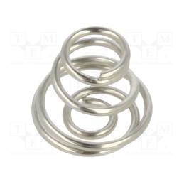 100 pcs : 211 - Spring contact, 2/3A,AA,R6, Batt.no: 1, screw