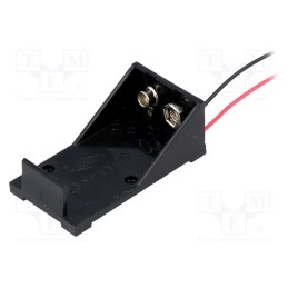20 pcs : BH-9V A - Holder, 6F22,6LR61, Batt.no: 1, cables, 150mm