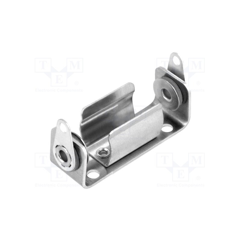 10 pcs : 154 -AS - Holder, LR1,N, Batt.no: 1, screw, aluminium