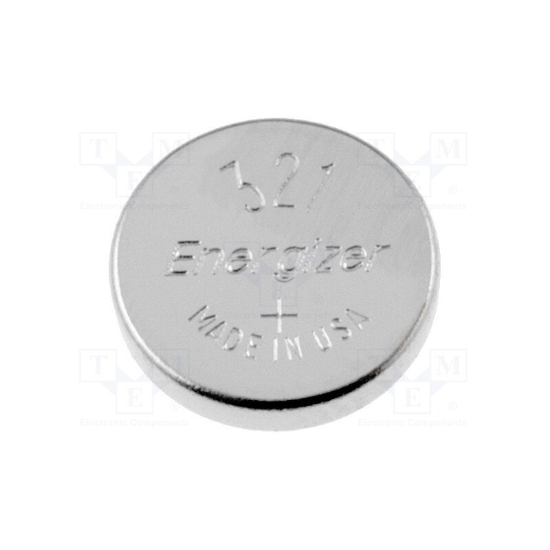 10 pcs : 603298 - Battery: silver, 1.55V, 321,coin,R616, non-rechargeable