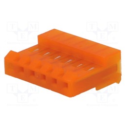 10 pcs : 3-640426-6 - Plug, wire-board, female, MTA-156, 3.96mm, PIN: 6, IDC, for cable