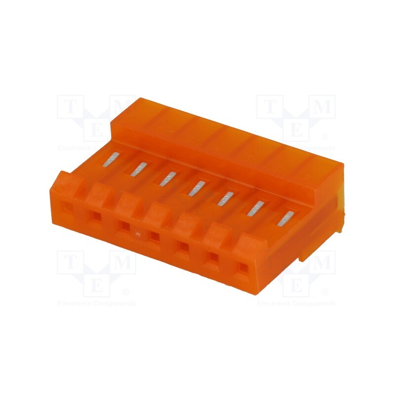 10 pcs : 3-640426-7 - Plug, wire-board, female, MTA-156, 3.96mm, PIN: 7, IDC, for cable