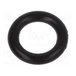 50 pcs : 01-0005.00X 1.5 ORING 70NBR - O-ring gasket, NBR rubber, Thk: 1.5mm, Øint: 5mm, black, -30÷100°C