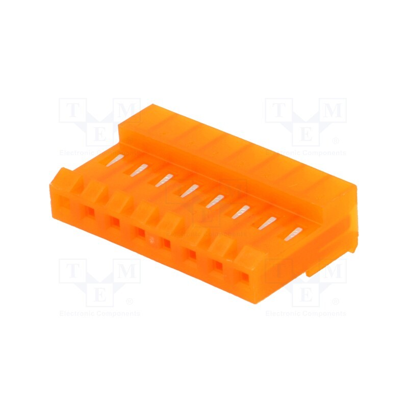 10 pcs : 3-640426-8 - Plug, wire-board, female, MTA-156, 3.96mm, PIN: 8, IDC, for cable