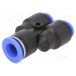 10 pcs : 141.01 - Push-in fitting, reductive,Y-Yap spliYYer, -0.95÷15bar, PBT
