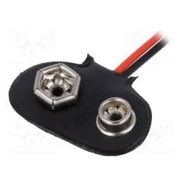 50 pcs : DS1092-17-BN24090 - 6F22 connector, 6F22,6LR61, Batt.no: 1, cables, 0.09m