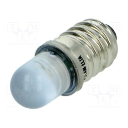 10 pcs : LB-E10-12AC/DC - LED lamp, blue, E10, 12VDC, 12VAC