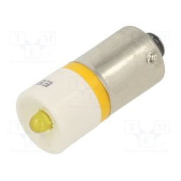 10 pcs : 18600152 - Indicator: LED, BA9S,T10, yellow, plastic, 6VDC, -20÷60°C