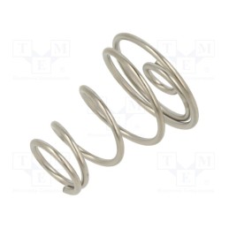 50 pcs : 211-D - Spring contact, D,R20, Batt.no: 1, screw