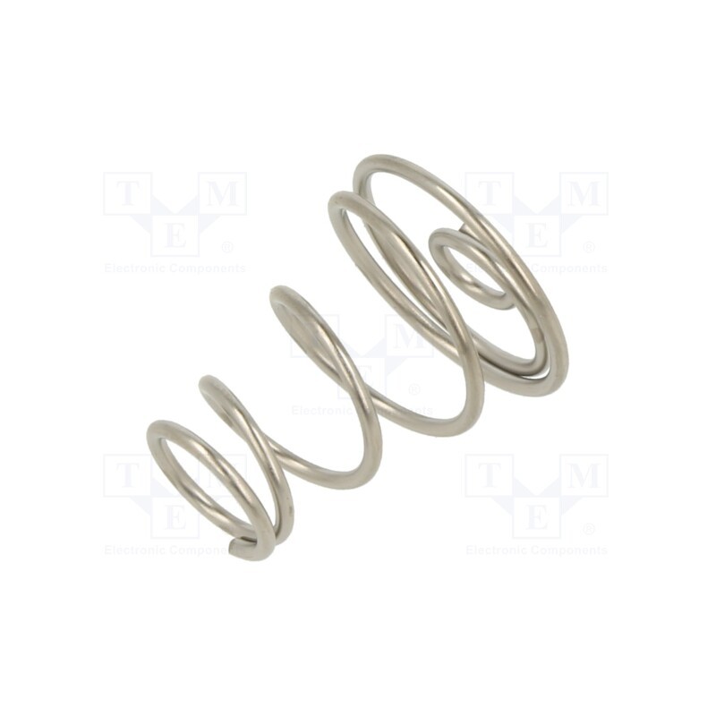 50 pcs : 211-D - Spring contact, D,R20, Batt.no: 1, screw