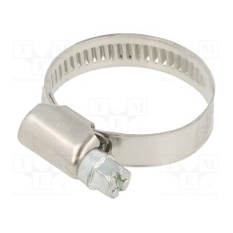 20 pcs : 158/20-32/W2 - Cable tie, Ø: 20÷32mm, W: 9mm, Material: chrome steel AISI 430