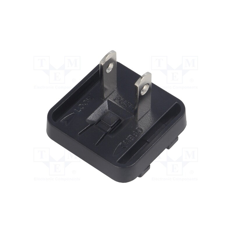 10 pcs : SYS1588-AC-PLUG-W2 - Adapter, SYS1588, Connectors for the country: USA