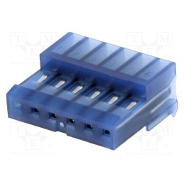 10 pcs : 3-640442-6 - Plug, wire-board, female, PIN: 6, 2.54mm, IDC, for cable, MTA-100
