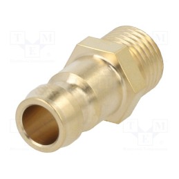 10 pcs : ESHM 101 NA - Quick connection coupling, connector pipe, max.15bar, -20÷200°C