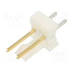 10 pcs : 3-641215-2 - 02P MTA100 HDR ASSY FL/ST 30AU