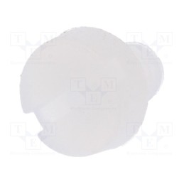 50 pcs : 8G201M3X04 - Screw, M3x4, 0.5, Head: cheese head, slotted, 0,9mm, polyamide