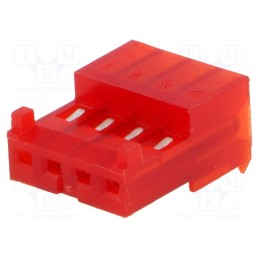 20 pcs : 3-643813-4 - Plug, wire-board, female, PIN: 4, polarized, 2.54mm, IDC, for cable