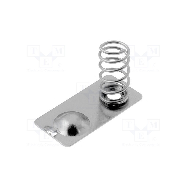 100 pcs : 223D - Contact, AAA,R03, Batt.no: 2, push-in, Contacts: steel