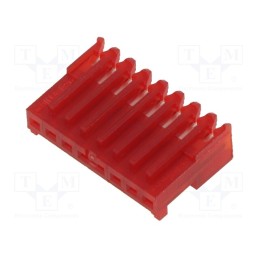 10 pcs : 3-643813-8 - Plug, wire-board, female, PIN: 8, polarized, 2.54mm, IDC, for cable