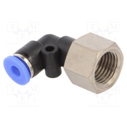 10 pcs : 168.014-4 - Push-in fitting, angled 90°, -0.95÷15bar, Thread: R 1/4', 0÷60°C