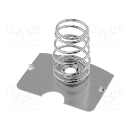 50 pcs : 201B - Spring contact, C,R14, Batt.no: 1, push-in, Contacts: steel