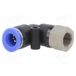 10 pcs : 168.018-8 - Push-in fitting, angled 90°, -0.95÷15bar, Thread: R 1/8', 0÷60°C