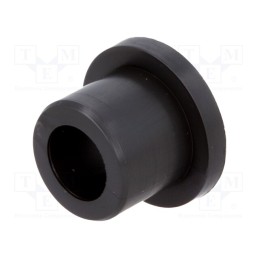 10 pcs : MFM-0610-10 - Bearing: sleeve bearing, with flange, Øout: 10mm, Øint: 6mm, L: 10mm